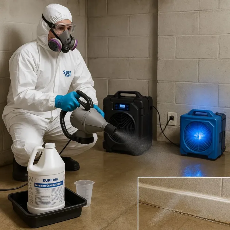 Sanitization and Odor Removal process in Julian, CA